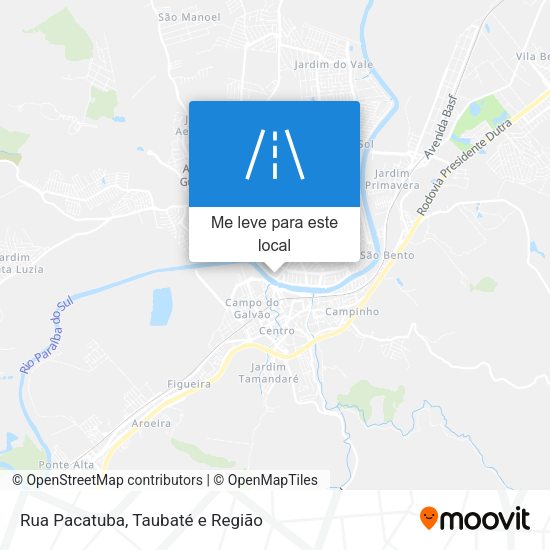 Rua Pacatuba mapa