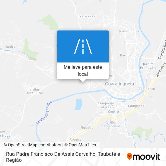 Rua Padre Francisco De Assis Carvalho mapa