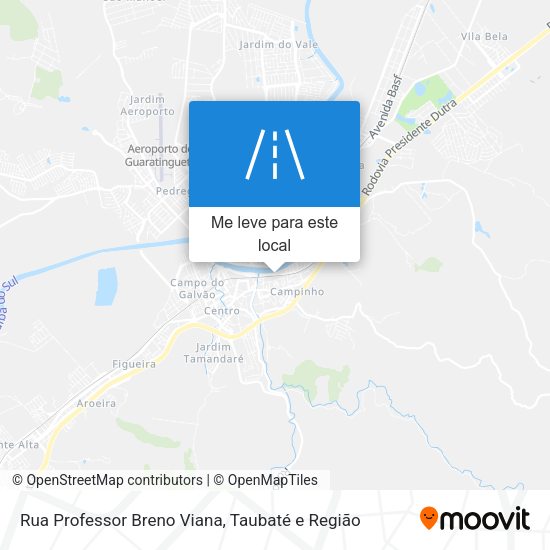 Rua Professor Breno Viana mapa