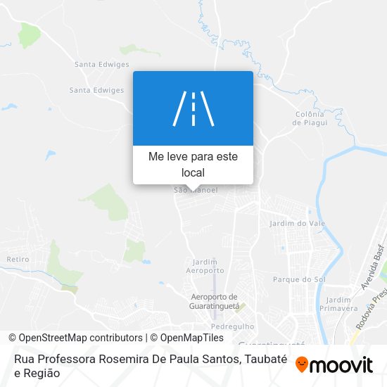 Rua Professora Rosemira De Paula Santos mapa