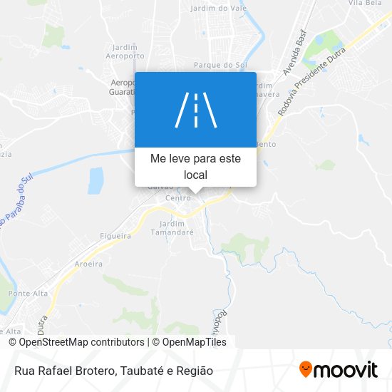 Rua Rafael Brotero mapa