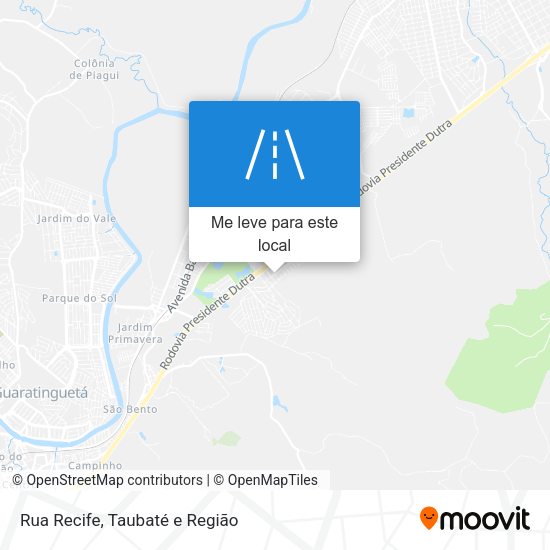 Rua Recife mapa