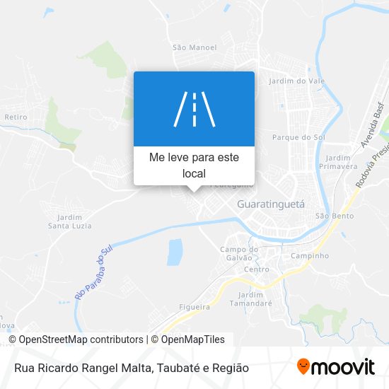 Rua Ricardo Rangel Malta mapa