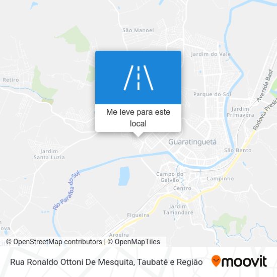 Rua Ronaldo Ottoni De Mesquita mapa