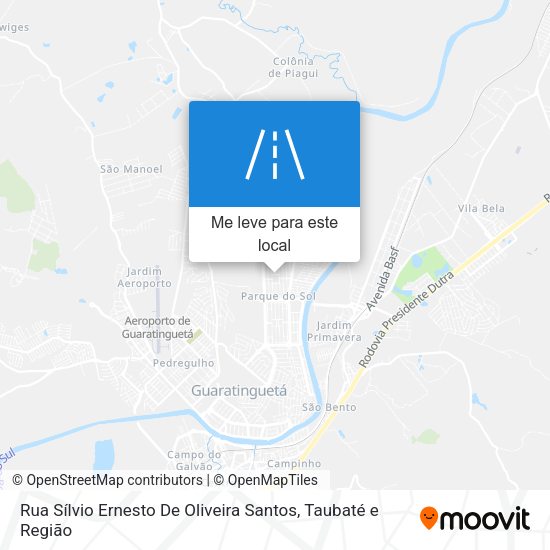 Rua Sílvio Ernesto De Oliveira Santos mapa
