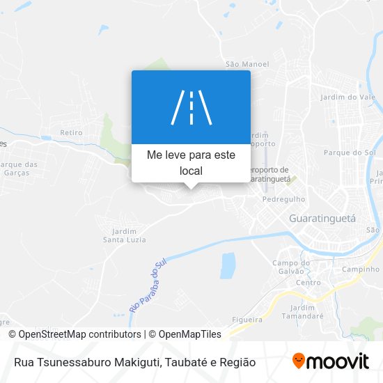 Rua Tsunessaburo Makiguti mapa