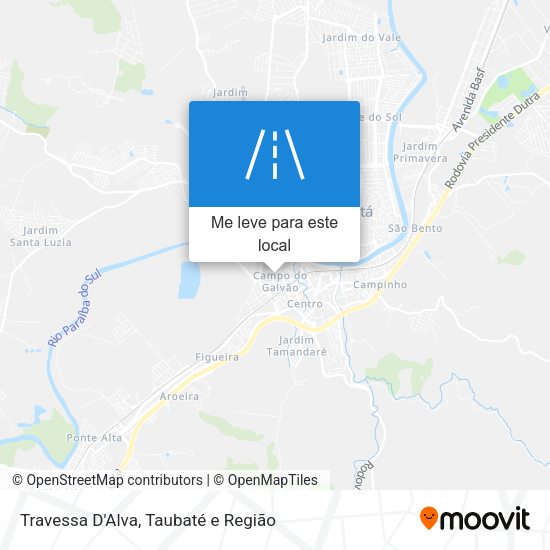 Travessa D'Alva mapa