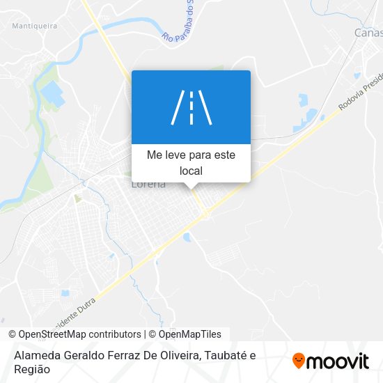 Alameda Geraldo Ferraz De Oliveira mapa