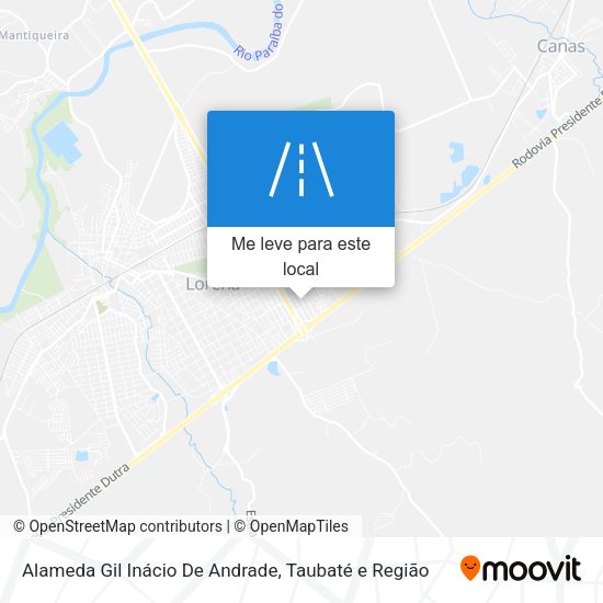 Alameda Gil Inácio De Andrade mapa