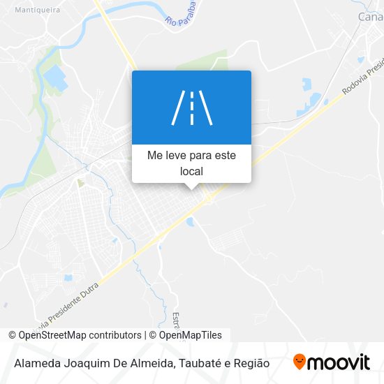 Alameda Joaquim De Almeida mapa