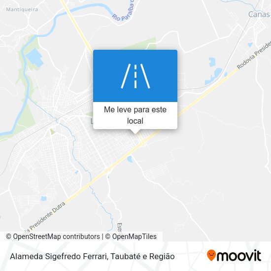 Alameda Sigefredo Ferrari mapa
