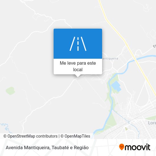 Avenida Mantiqueira mapa