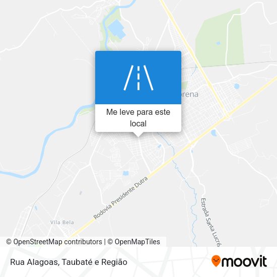 Rua Alagoas mapa