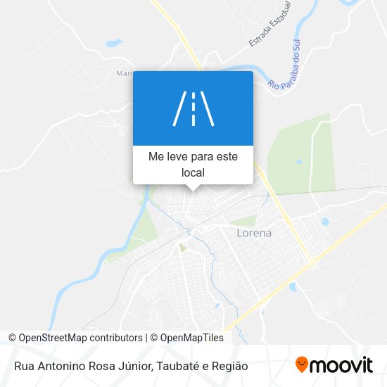 Rua Antonino Rosa Júnior mapa