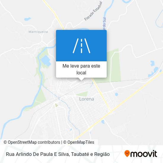 Rua Arlindo De Paula E Silva mapa