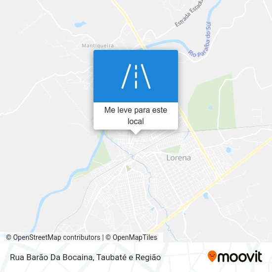 Rua Barão Da Bocaina mapa
