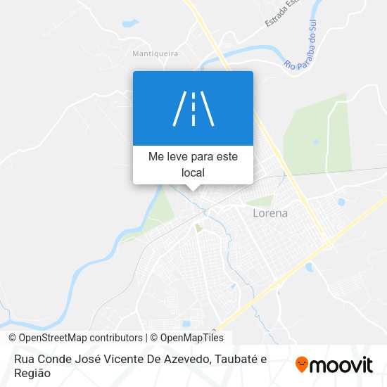 Rua Conde José Vicente De Azevedo mapa