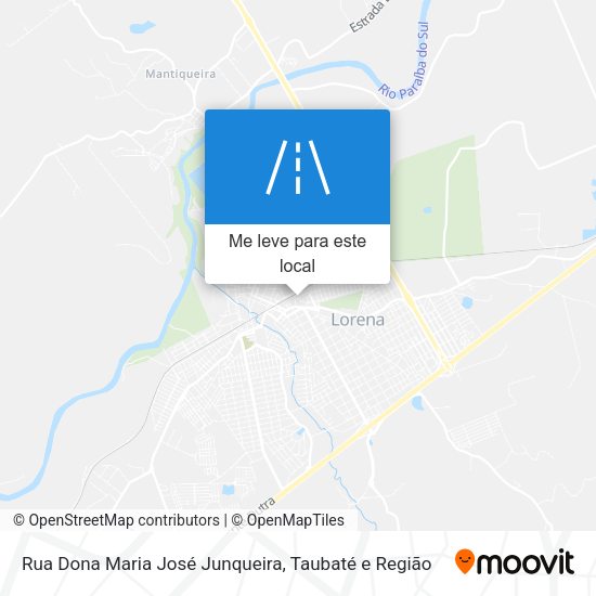 Rua Dona Maria José Junqueira mapa