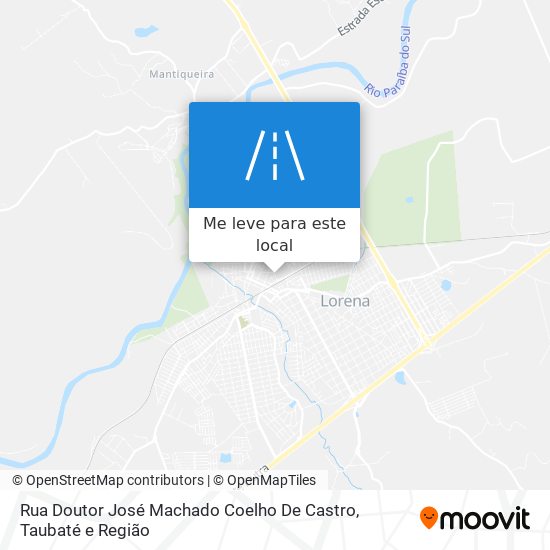 Rua Doutor José Machado Coelho De Castro mapa