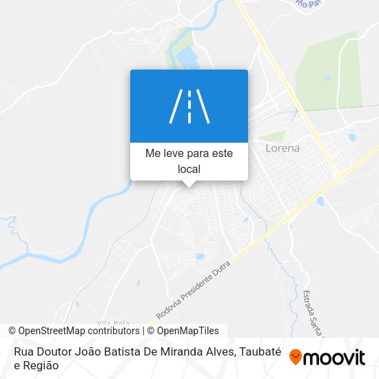 Rua Doutor João Batista De Miranda Alves mapa