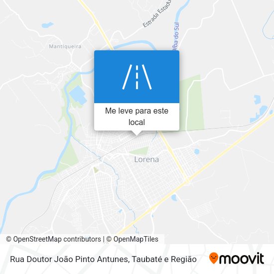 Rua Doutor João Pinto Antunes mapa