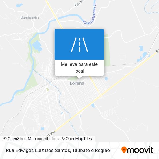 Rua Edwiges Luiz Dos Santos mapa