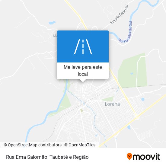 Rua Ema Salomão mapa