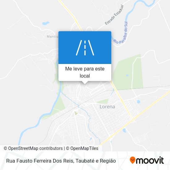 Rua Fausto Ferreira Dos Reis mapa