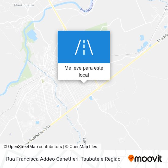 Rua Francisca Addeo Canettieri mapa