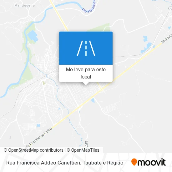 Rua Francisca Addeo Canettieri mapa