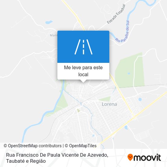 Rua Francisco De Paula Vicente De Azevedo mapa