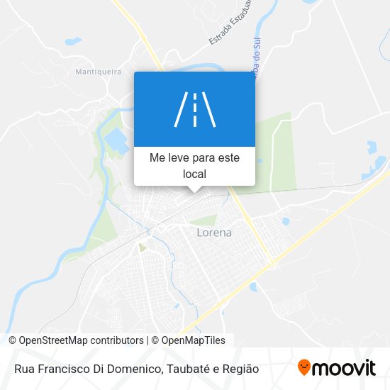 Rua Francisco Di Domenico mapa