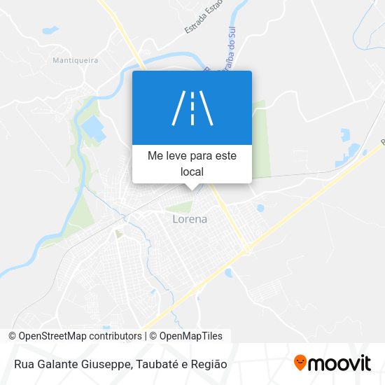 Rua Galante Giuseppe mapa