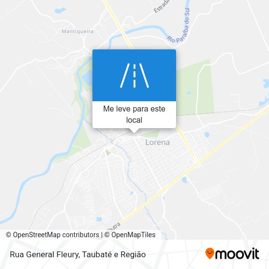 Rua General Fleury mapa