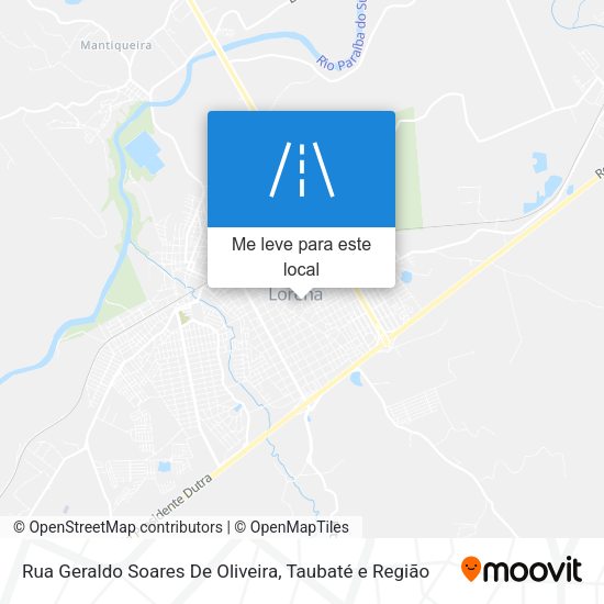 Rua Geraldo Soares De Oliveira mapa