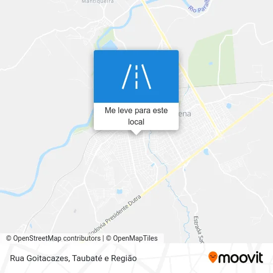 Rua Goitacazes mapa