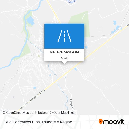 Rua Gonçalves Dias mapa