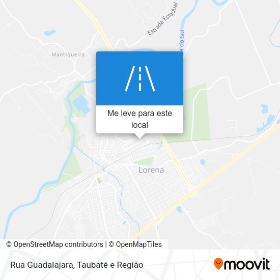 Rua Guadalajara mapa