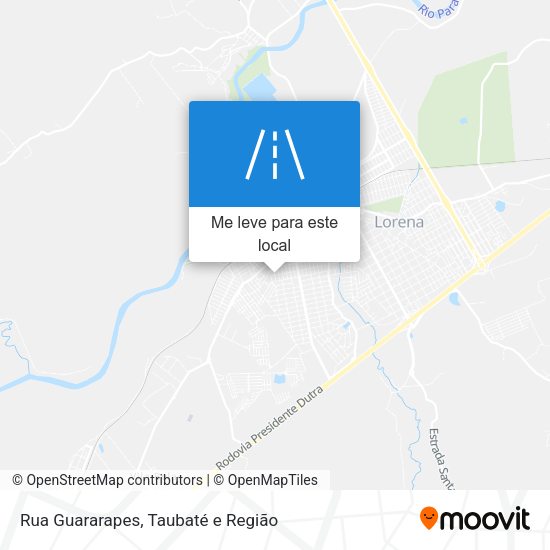 Rua Guararapes mapa