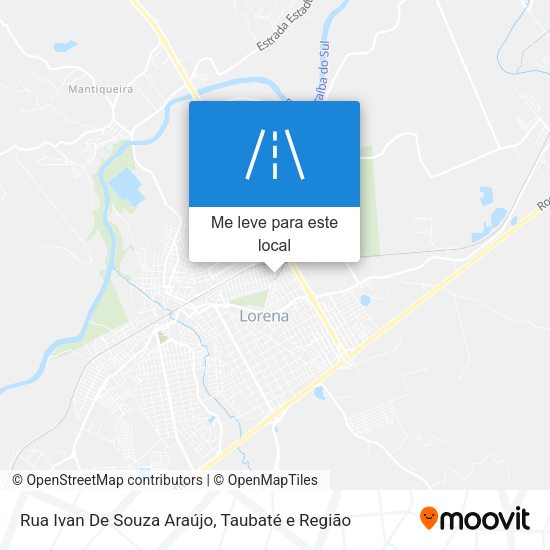 Rua Ivan De Souza Araújo mapa