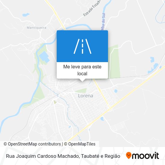 Rua Joaquim Cardoso Machado mapa