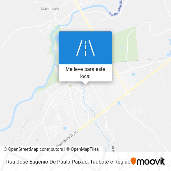 Rua José Eugênio De Paula Paixão mapa