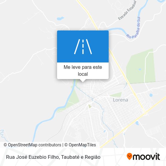 Rua José Euzebio Filho mapa