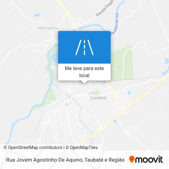 Rua Jovem Agostinho De Aquino mapa