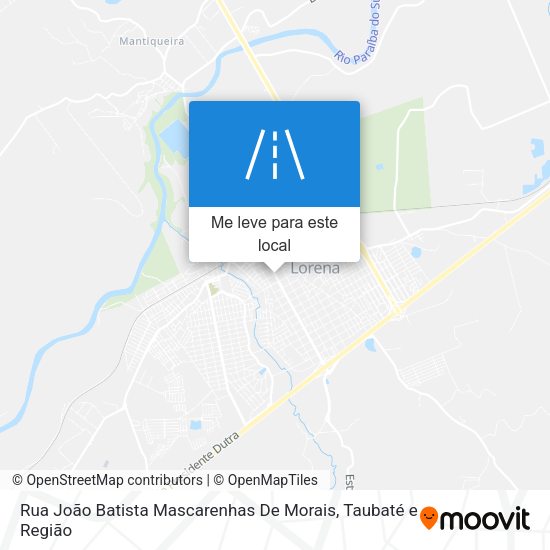 Rua João Batista Mascarenhas De Morais mapa