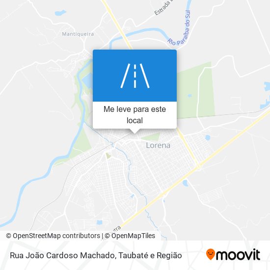 Rua João Cardoso Machado mapa