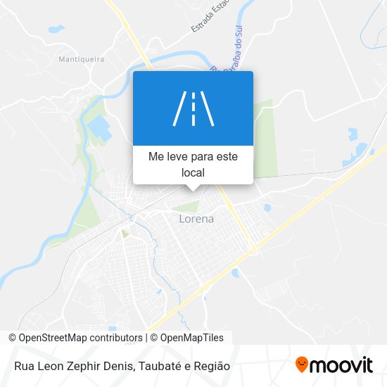Rua Leon Zephir Denis mapa