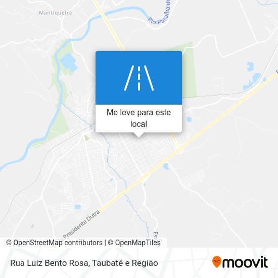 Rua Luiz Bento Rosa mapa