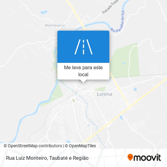 Rua Luiz Monteiro mapa