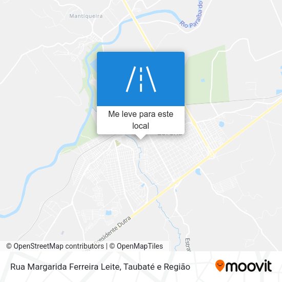 Rua Margarida Ferreira Leite mapa